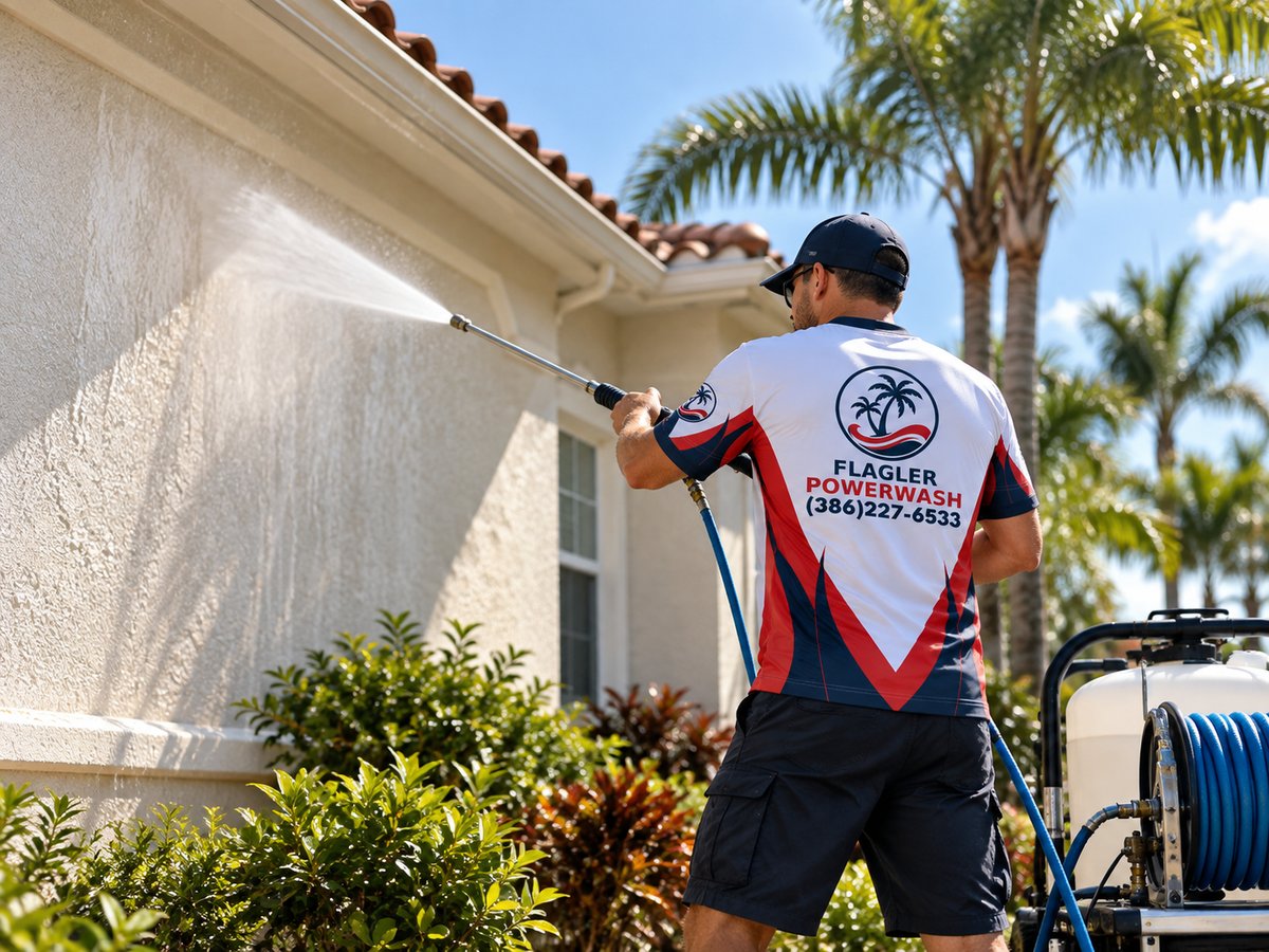 Flagler Powerwash soft wash service in Flagler County, FL